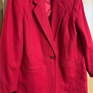 Sag Harbor Bold Red Blazer